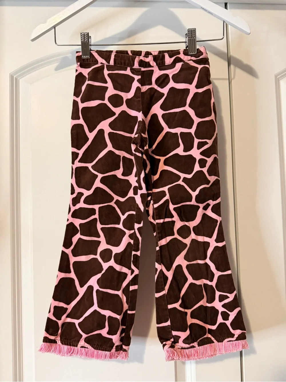 Gymboree Giraffe Club velveteen fringe pants vintage